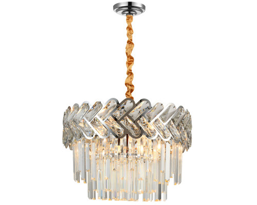 Купить Подвесная люстра Natali Kovaltseva ARMOUR 81436/8C CHROME| VIVID-LIGHT.RU