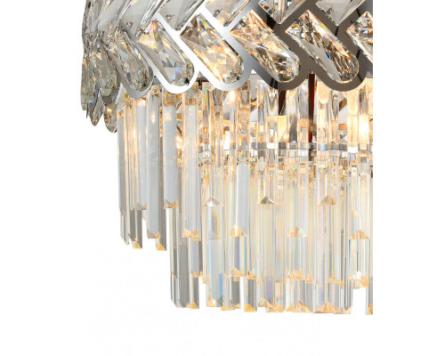 Купить Подвесная люстра Natali Kovaltseva ARMOUR 81436/8C CHROME| VIVID-LIGHT.RU