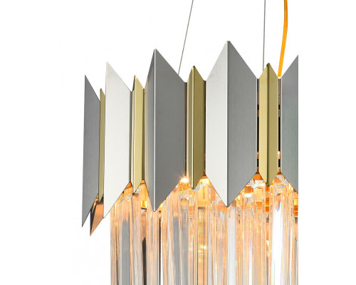 Сделать заказ Подвесная люстра Natali Kovaltseva QUEEN 79006/6C BRASS SILVER| VIVID-LIGHT.RU