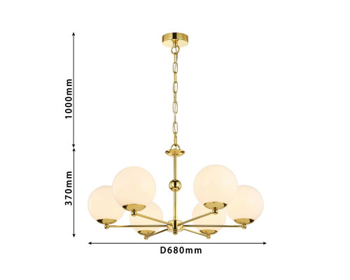 Заказать Подвесная люстра Favourite 2811-6P| VIVID-LIGHT.RU