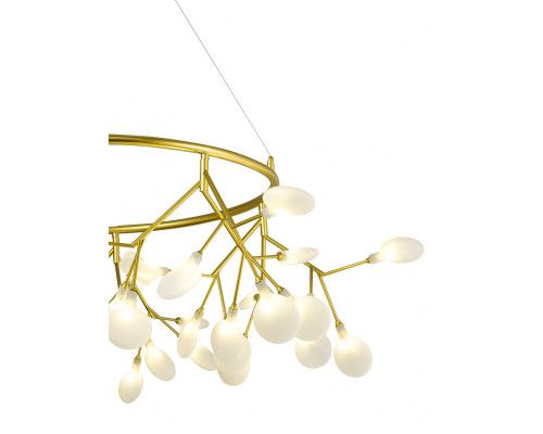 Купить Подвесная люстра Natali Kovaltseva GRACE 75128/8C GOLD SATIN| VIVID-LIGHT.RU