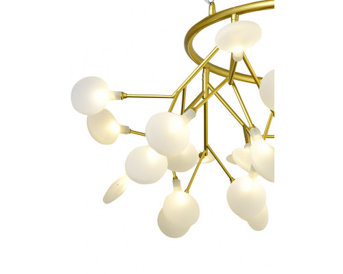 Купить Подвесная люстра Natali Kovaltseva GRACE 75128/8C GOLD SATIN| VIVID-LIGHT.RU