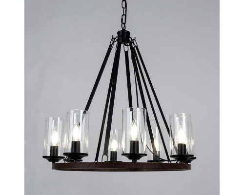 Купить Подвесная люстра ARTE Lamp A7014SP-8BK| VIVID-LIGHT.RU