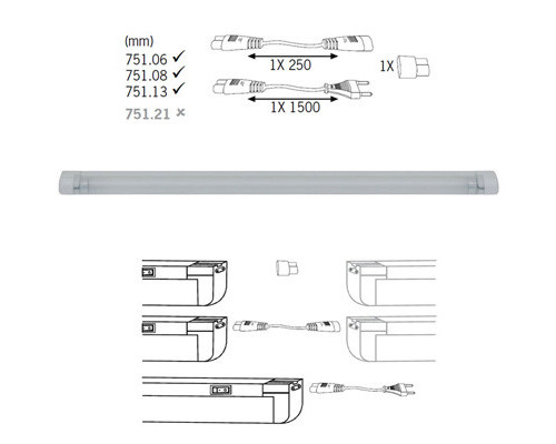 Заказать Мебельный светильник Paulmann 75113| VIVID-LIGHT.RU