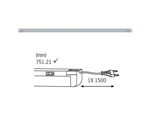 Оформить заказ Мебельный светильник Paulmann 75121| VIVID-LIGHT.RU