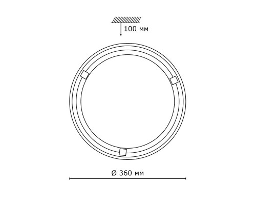 Оформить заказ Накладной светильник Sonex 159/K| VIVID-LIGHT.RU