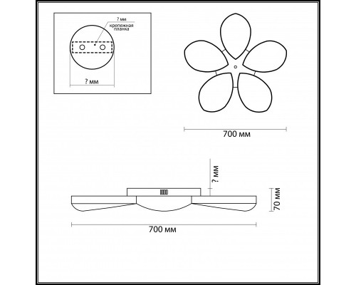 Оформить заказ Накладной светильник LUMION 3645/60CL| VIVID-LIGHT.RU