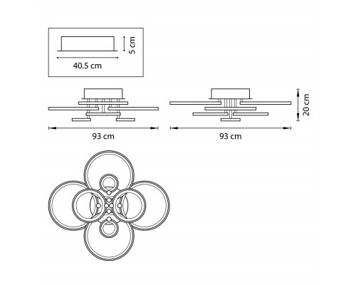 Купить Накладной светильник Lightstar 749092| VIVID-LIGHT.RU