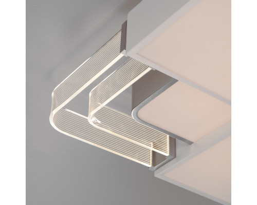 Купить Накладной светильник Eurosvet 90182/1 белый/серебро| VIVID-LIGHT.RU