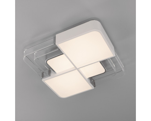 Купить Накладной светильник Eurosvet 90182/1 белый/серебро| VIVID-LIGHT.RU