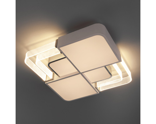 Купить Накладной светильник Eurosvet 90182/1 белый/серебро| VIVID-LIGHT.RU