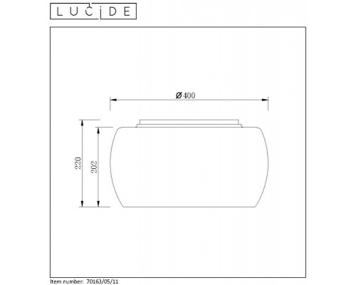Заказать Накладной светильник LUCIDE 70163/05/11| VIVID-LIGHT.RU
