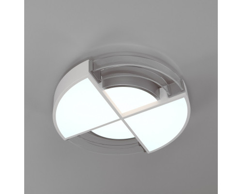 Оформить заказ Накладной светильник Eurosvet 90181/1 белый/серебро| VIVID-LIGHT.RU