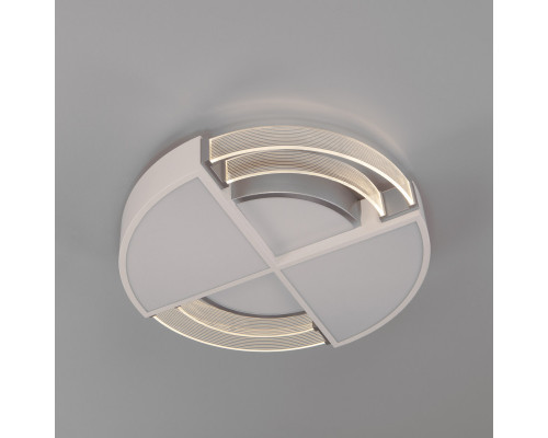 Оформить заказ Накладной светильник Eurosvet 90181/1 белый/серебро| VIVID-LIGHT.RU