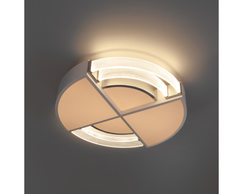 Оформить заказ Накладной светильник Eurosvet 90181/1 белый/серебро| VIVID-LIGHT.RU