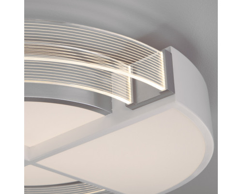 Оформить заказ Накладной светильник Eurosvet 90181/1 белый/серебро| VIVID-LIGHT.RU