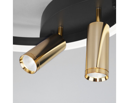 Оформить заказ Накладной светильник Eurosvet 90247/3 черный/золото Smart| VIVID-LIGHT.RU