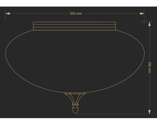 Заказать Накладной светильник Kutek DEC-PLM-3(P)| VIVID-LIGHT.RU