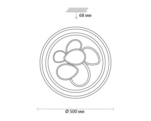 Оформить заказ Накладной светильник Sonex 3023/99CL| VIVID-LIGHT.RU