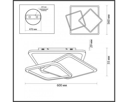 Сделать заказ Накладной светильник LUMION 4503/85CL| VIVID-LIGHT.RU