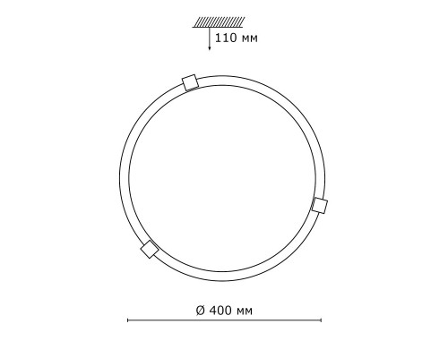 Купить Накладной светильник Sonex 253 золото| VIVID-LIGHT.RU