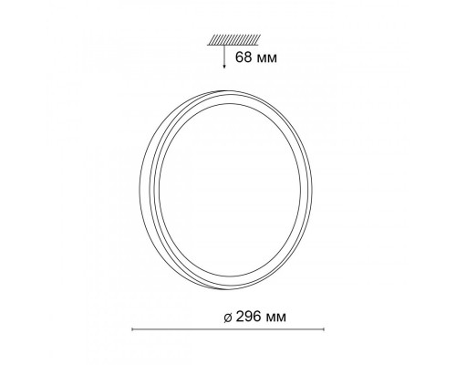 Оформить заказ Накладной светильник Sonex 3065/18L| VIVID-LIGHT.RU