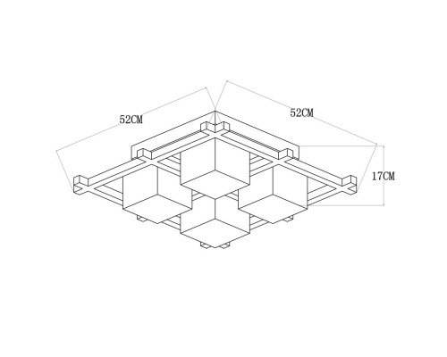 Сделать заказ Накладной светильник ARTE Lamp A8252PL-4BR| VIVID-LIGHT.RU