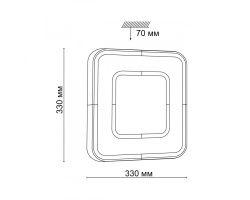Купить Накладной светильник Sonex 3047/CL| VIVID-LIGHT.RU