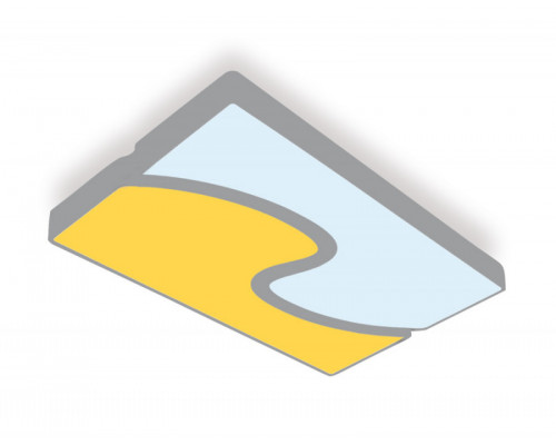 Сделать заказ Накладной светильник Ambrella Light FP2402 WH/BK 180W D680*415| VIVID-LIGHT.RU