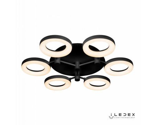 Заказать Накладной светильник iLedex FS-014-X6-(B) 72W BK| VIVID-LIGHT.RU