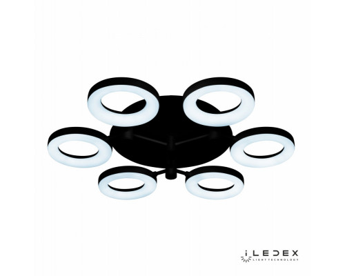 Заказать Накладной светильник iLedex FS-014-X6-(B) 72W BK| VIVID-LIGHT.RU