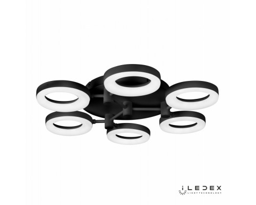 Заказать Накладной светильник iLedex FS-014-X6-(B) 72W BK| VIVID-LIGHT.RU