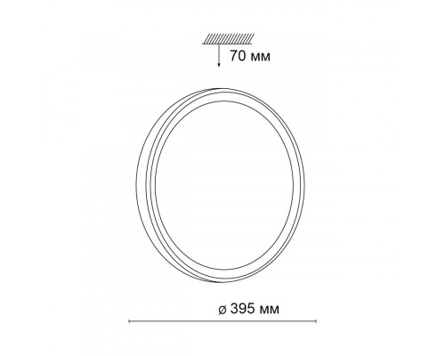 Сделать заказ Накладной светильник Sonex 3064/36L| VIVID-LIGHT.RU