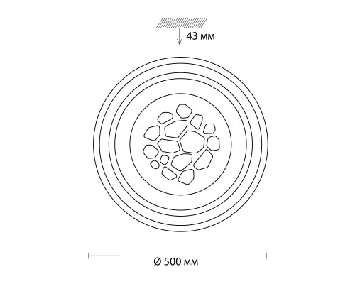 Купить Накладной светильник Sonex 3024/99CL| VIVID-LIGHT.RU