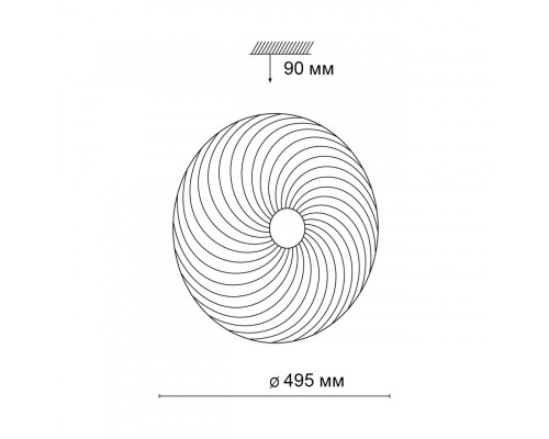 Купить Накладной светильник Sonex 3060/EL| VIVID-LIGHT.RU