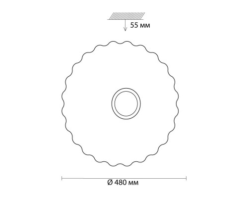 Сделать заказ Накладной светильник Sonex 3000/EL| VIVID-LIGHT.RU