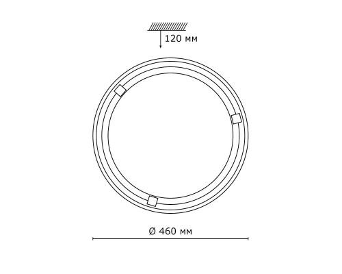 Купить Накладной светильник Sonex 259| VIVID-LIGHT.RU