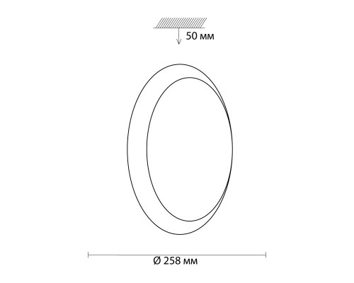 Сделать заказ Накладной светильник Sonex 3022/AL| VIVID-LIGHT.RU