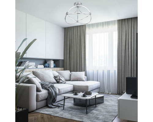 Купить Накладной светильник Eurosvet 90246/6 хром Smart| VIVID-LIGHT.RU