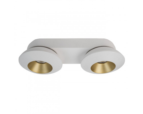 Оформить заказ Накладной светильник LeDron KRIS SLIM 2 White/Gold| VIVID-LIGHT.RU