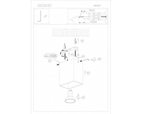Оформить заказ Накладной светильник Denkirs DK2027-CH| VIVID-LIGHT.RU