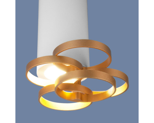 Заказать Накладной светильник Elektrostandard DLN102 GU10 белый/золото| VIVID-LIGHT.RU