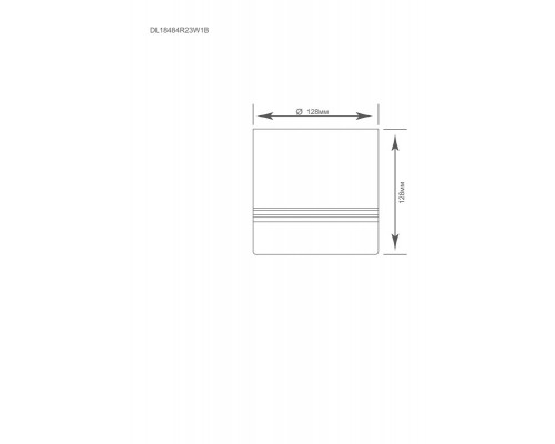 Оформить заказ Накладной светильник Donolux DL18484R23W1B| VIVID-LIGHT.RU