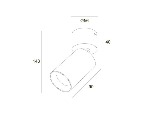 Сделать заказ Накладной светильник Denkirs DK2029-BK| VIVID-LIGHT.RU