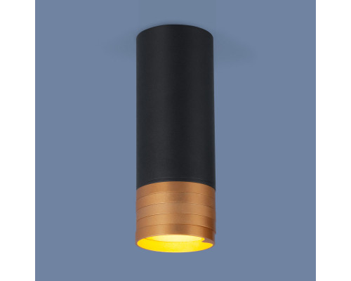 Оформить заказ Накладной светильник Elektrostandard DLN102 GU10 черный/золото| VIVID-LIGHT.RU