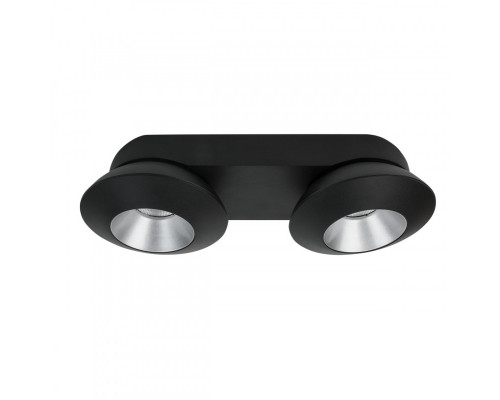 Купить Накладной светильник LeDron KRIS SLIM 2 Black/Grey| VIVID-LIGHT.RU