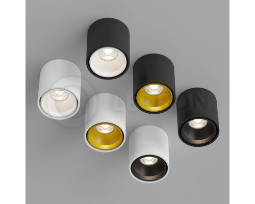 Купить Накладной светильник LeDron KEA R ED GU10 Black| VIVID-LIGHT.RU