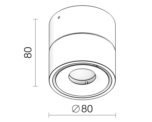 Купить Накладной светильник LeDron LH8W White| VIVID-LIGHT.RU