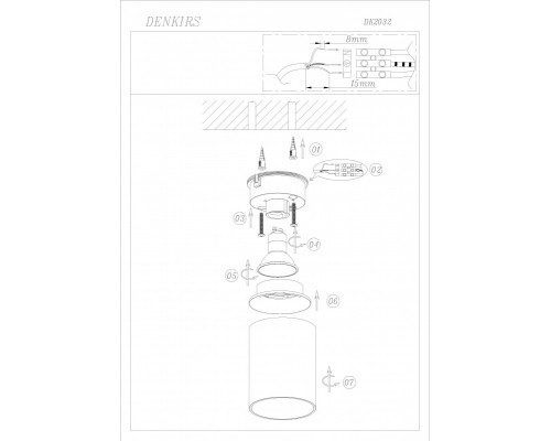 Купить Накладной светильник Denkirs DK2032-WH| VIVID-LIGHT.RU
