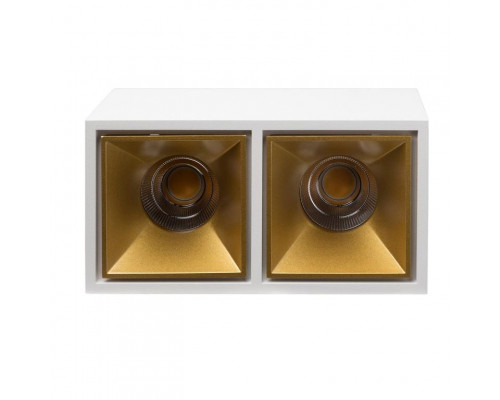 Заказать Накладной светильник LeDron KUBING 2 White/Gold| VIVID-LIGHT.RU